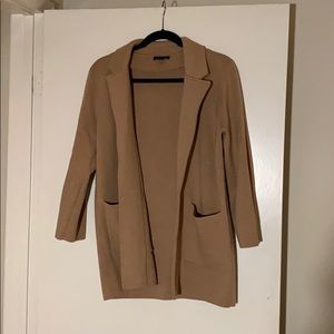 Jcrew camel coat / “sweater blazer” size s